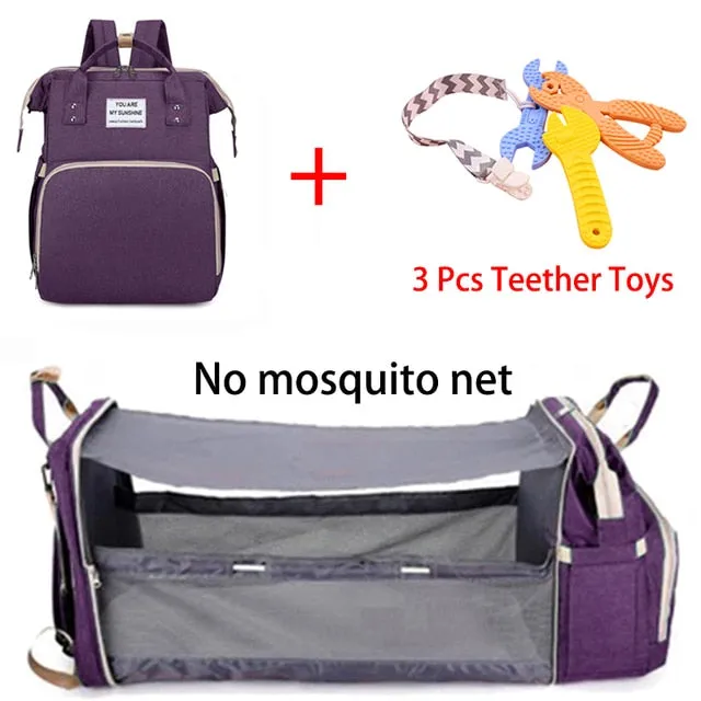 Folding Mommy Crib Bag Folding Fast worldwide shipping Buy-one-get-one-free