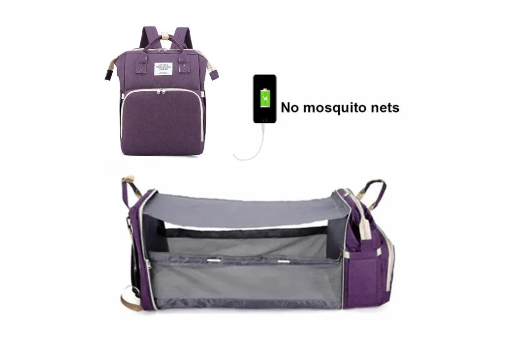 Folding Mommy Crib Bag Folding Fast worldwide shipping Buy-one-get-one-free