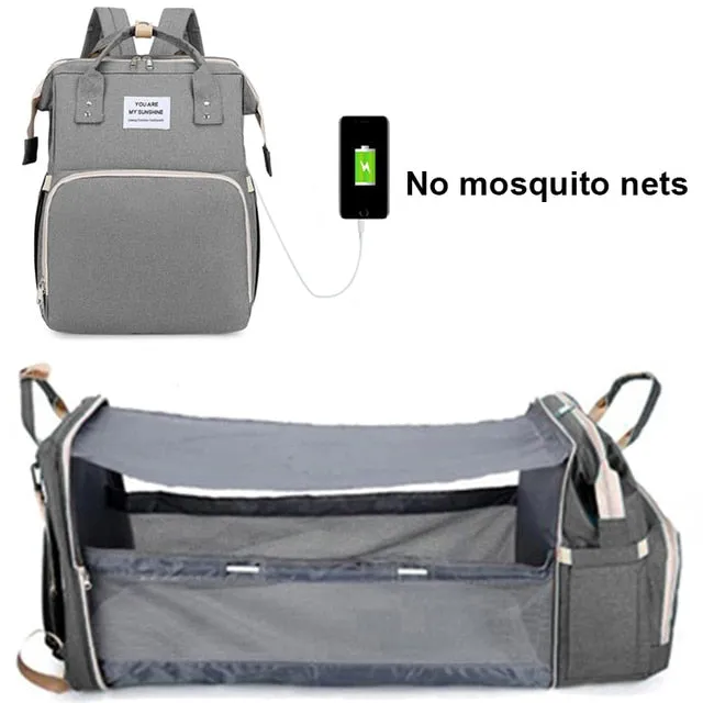 Folding Mommy Crib Bag Folding Fast worldwide shipping Buy-one-get-one-free