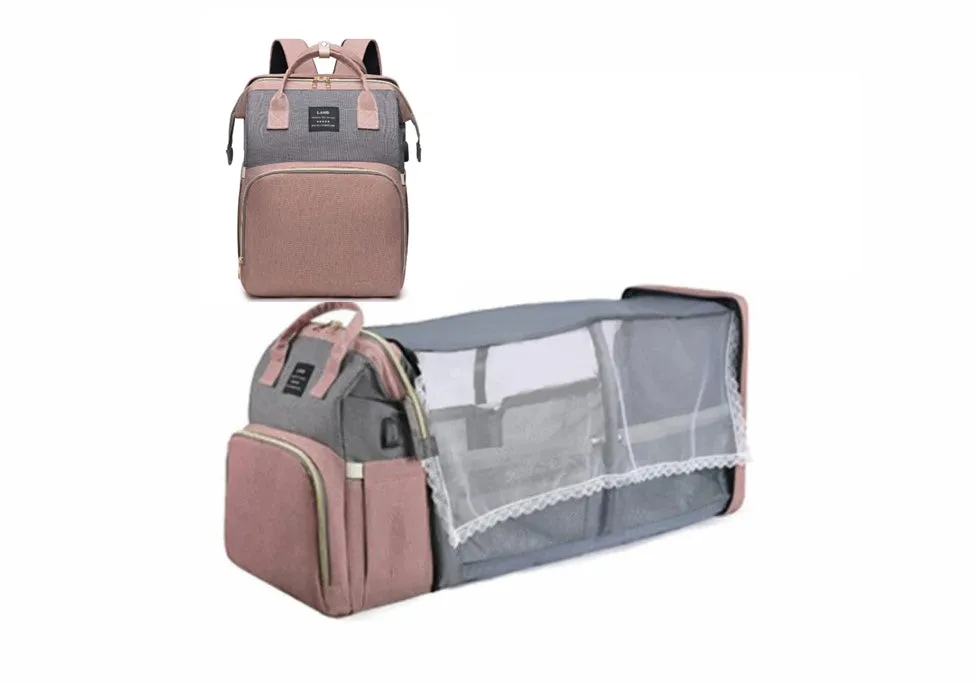 Folding Mommy Crib Bag Folding Fast worldwide shipping Buy-one-get-one-free