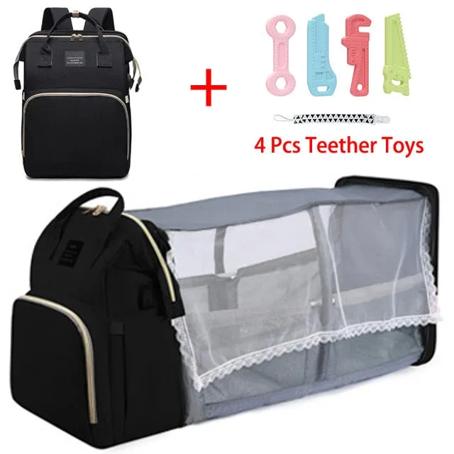 Folding Mommy Crib Bag Folding Fast worldwide shipping Buy-one-get-one-free