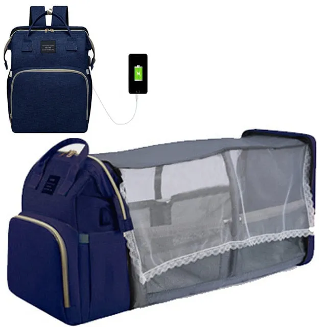 Folding Mommy Crib Bag Folding Fast worldwide shipping Buy-one-get-one-free