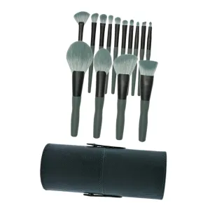 FRCOLOR 14pcs Professional Makeup Brush Convenient Cosmetic Tool Kit Dense Brush Hairs for Blush Blending Contouring and More Includes Storage Container for Makeup Enthusiasts and Artists