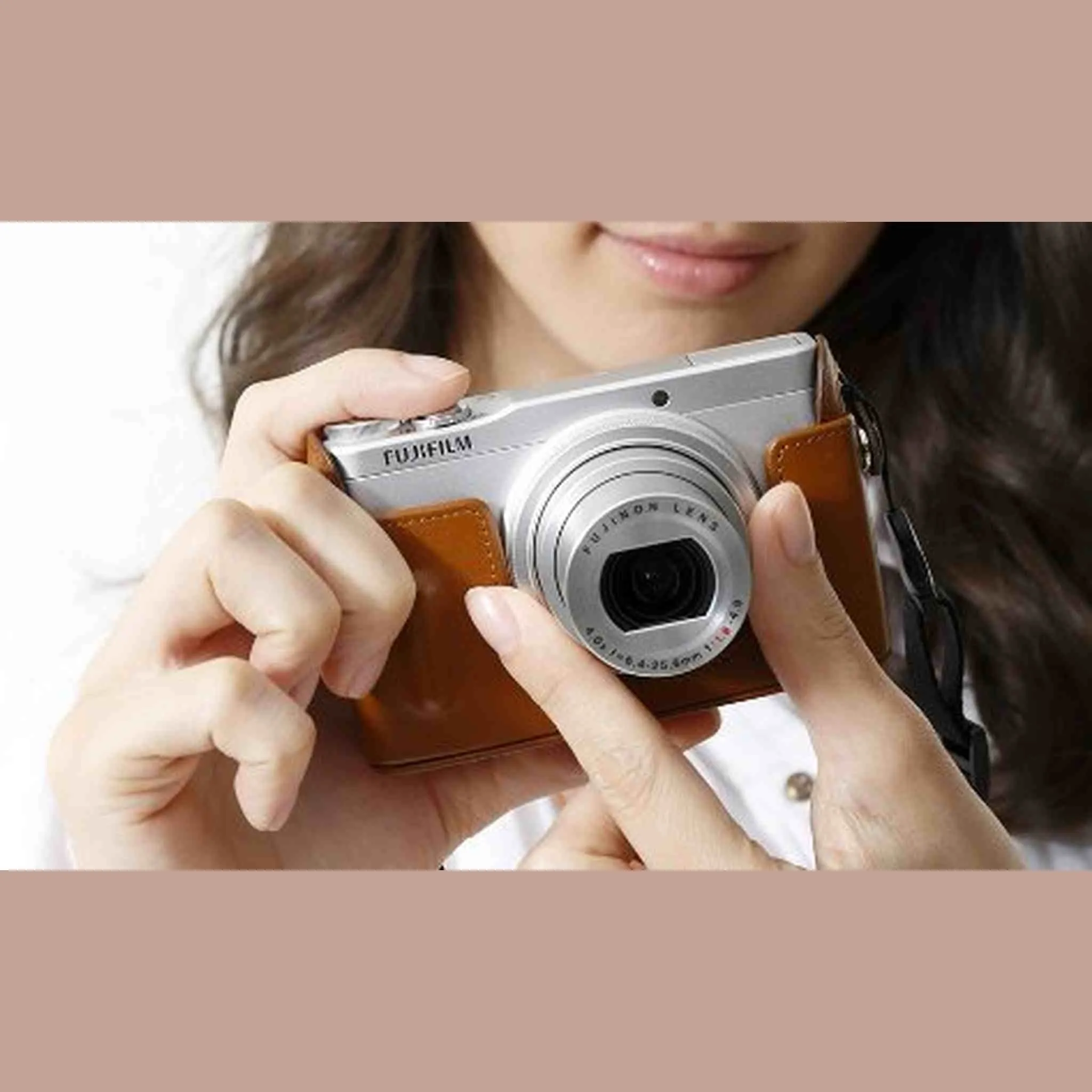Fujifilm XQ1 Leather Camera Case (Brown)