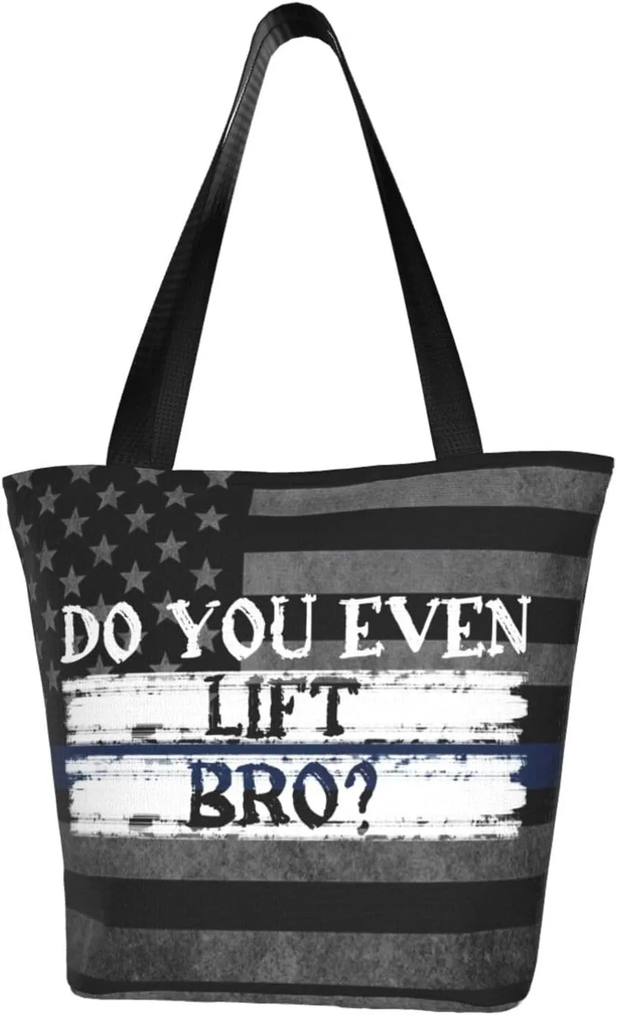 Funny Do You Even Lift Construction Fashion Shoulder Bag Large Capacity For Man Or Woman
