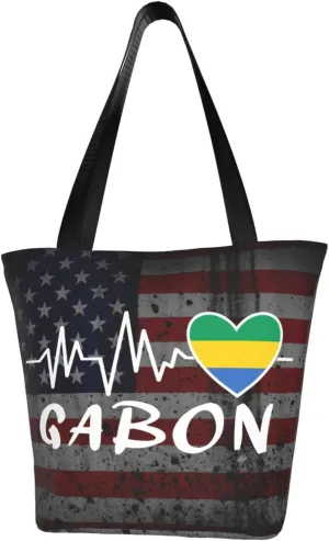 Gabon Heartbeat Fashion Shoulder Bag Large Capacity For Man Or Woman