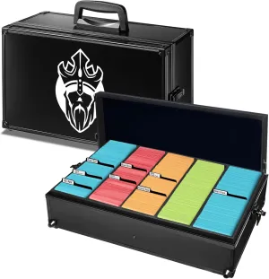 Game Card Storage Case (BBB/STORM Edition) | Case Is Compatible with Magic The Gathering, MTG, All Standard Card Games (Game Not Included) | Includes 8 Dividers | Fits up to 2500 Loose Unsleeved Cards