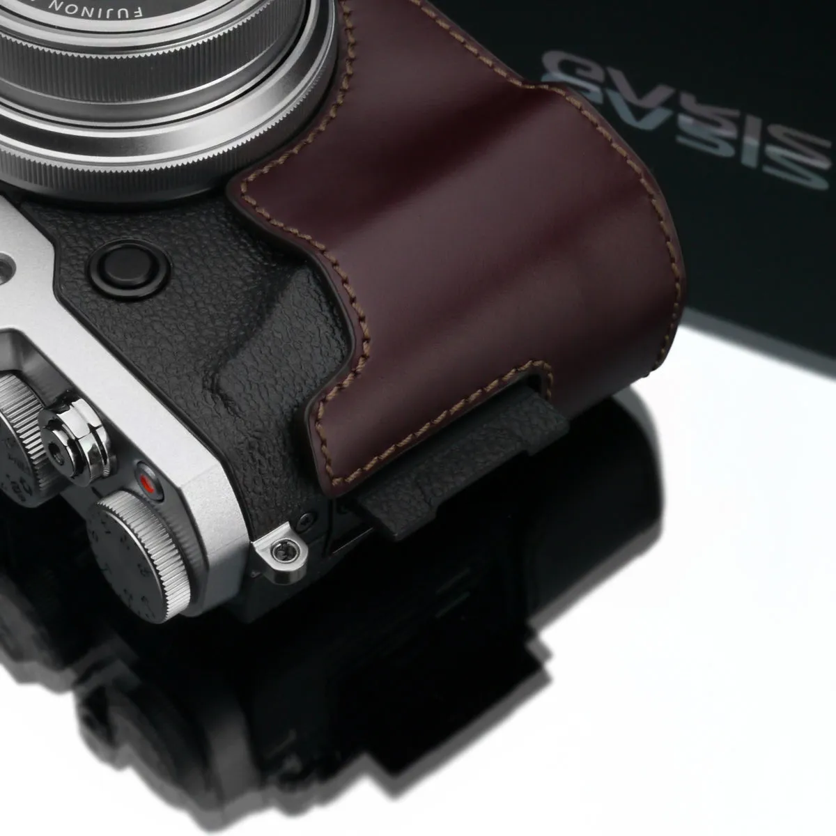 Gariz Brown Leather Camera Half Case XS-CHX30BR for Fujifilm X30 Fuji X30