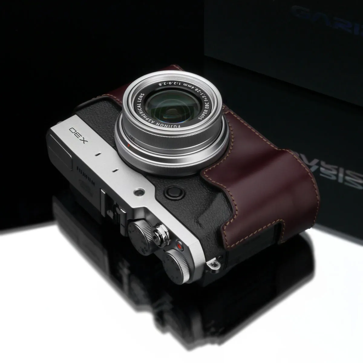 Gariz Brown Leather Camera Half Case XS-CHX30BR for Fujifilm X30 Fuji X30