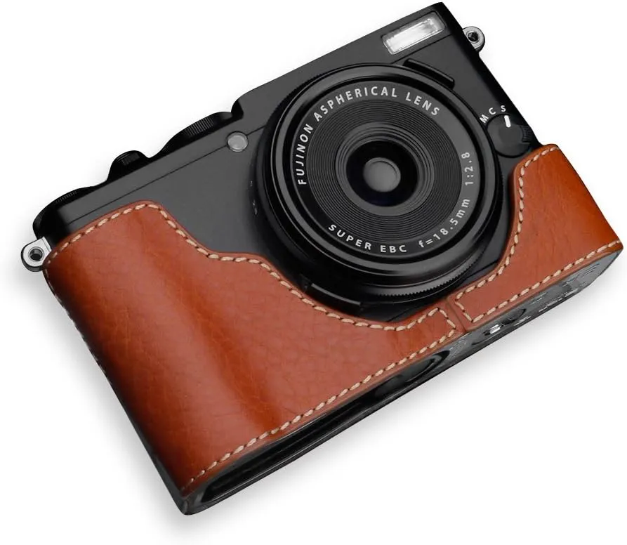 GARIZ Genuine Leather Camera Case for FUJIFILM X70 XS-CHX70