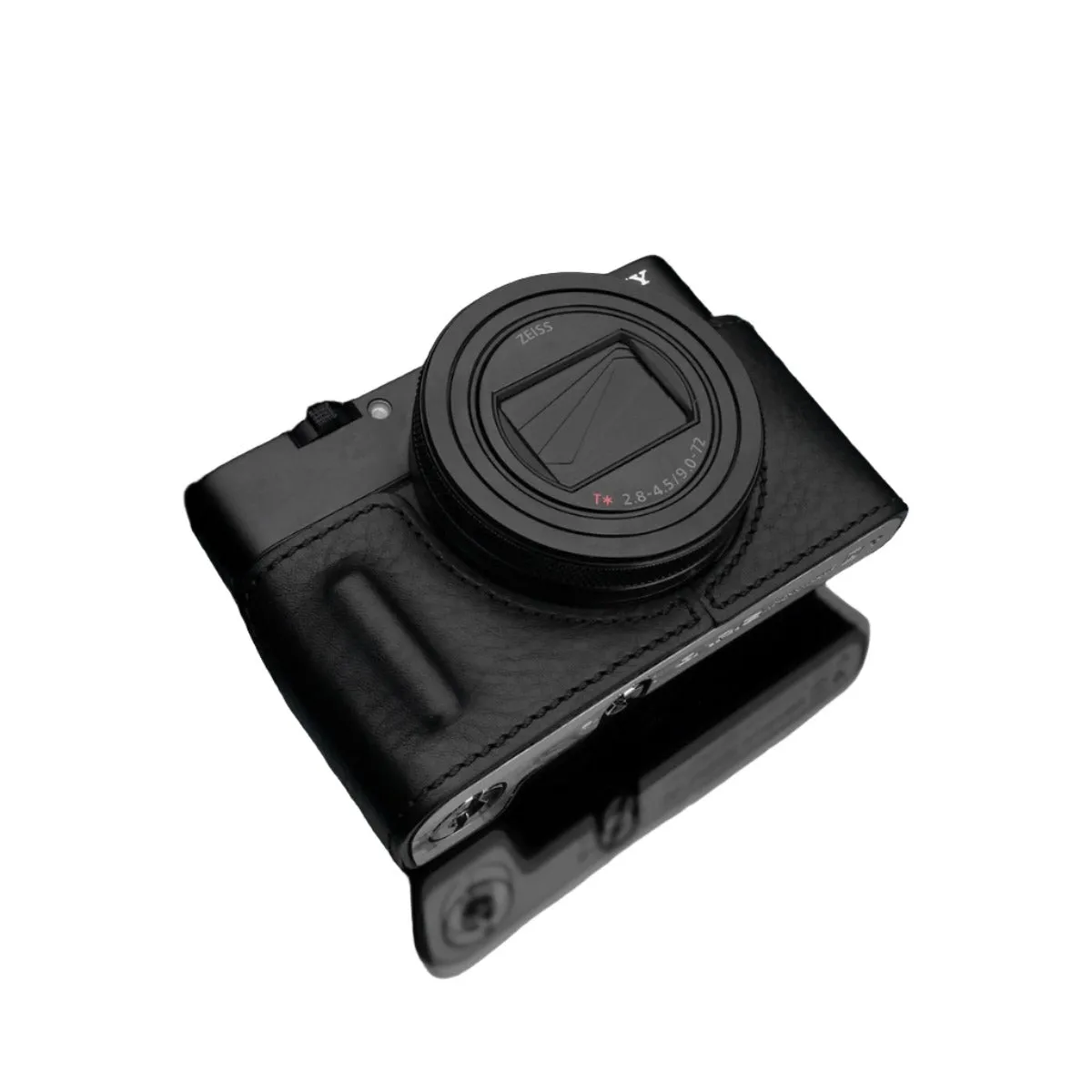 Gariz HG-RX100M6BK Leather Camera Half Case Black for Sony RX100M6 RX100VI
