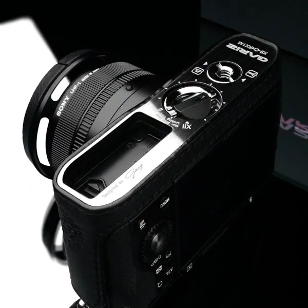 Gariz HG-RX1BK Black Leather Camera Half Case for Sony RX1 RX1R with Hand Grip   Cap Fix
