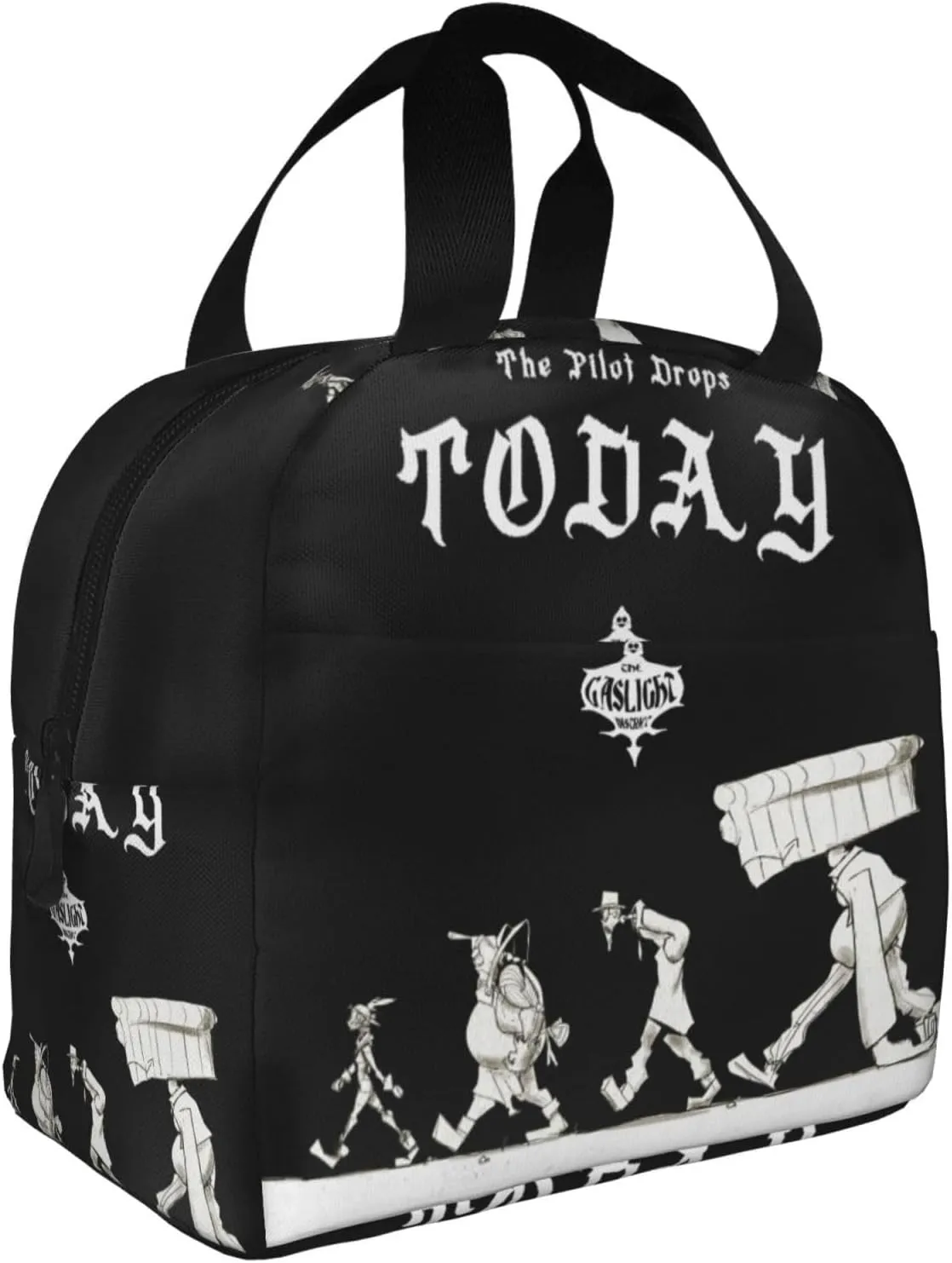 Gaslight District Lunch Box Portable Lnsulation Lunch Bag Tote Bag For Office Work Travel Picnic Unisex