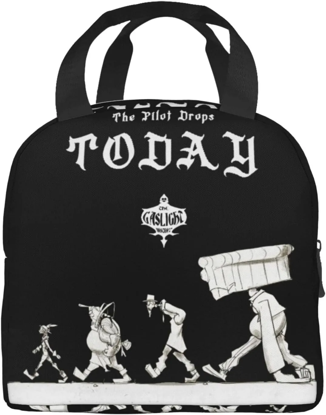 Gaslight District Lunch Box Portable Lnsulation Lunch Bag Tote Bag For Office Work Travel Picnic Unisex
