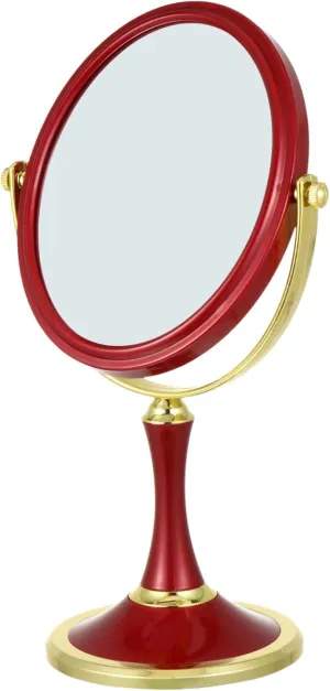 Gatuida 1pc Rotatable Double Sided Makeup Vanity Mirror Cosmetic Mirror for Bedroom Desk and Dresser Use Durable Lightweight Design for Makeup Application