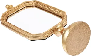 Gatuida Luxury Gold Makeup Mirror Large Mirror Single-Sided Design for Dressing