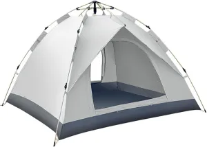 Generic 2/3/4 Person Camping Tent,Automatic Pop Up Lightweight & Waterproof Compact Outdoor Tent with Carrying Bag,Suitable for Family Gatherings Backpacking Hiking Travel