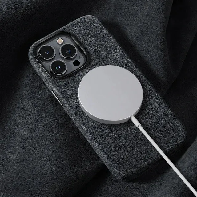 Genuine Italian Alcantara Leather Case