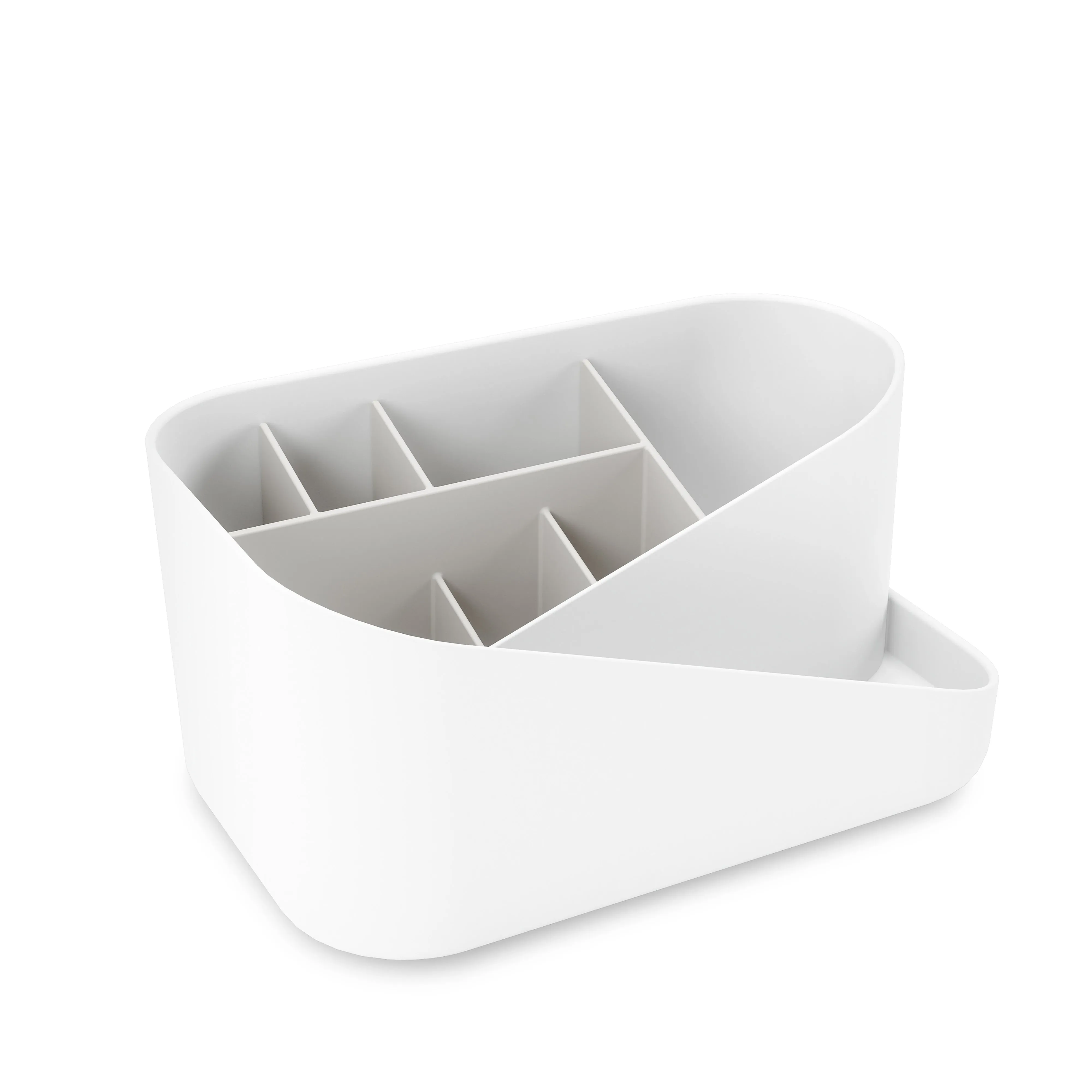 Glam Cosmetic Organiser - White/Grey