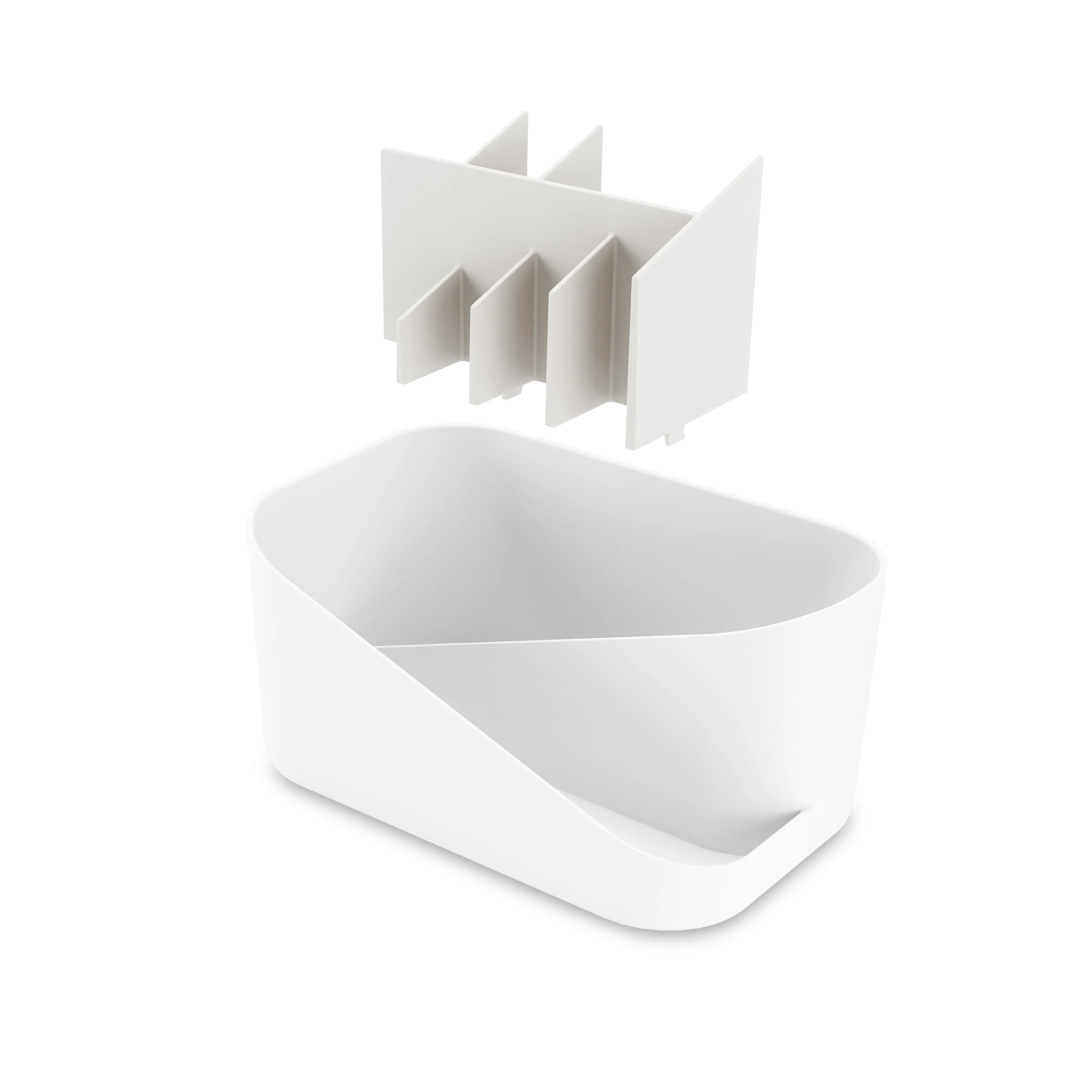 Glam Cosmetic Organiser - White/Grey