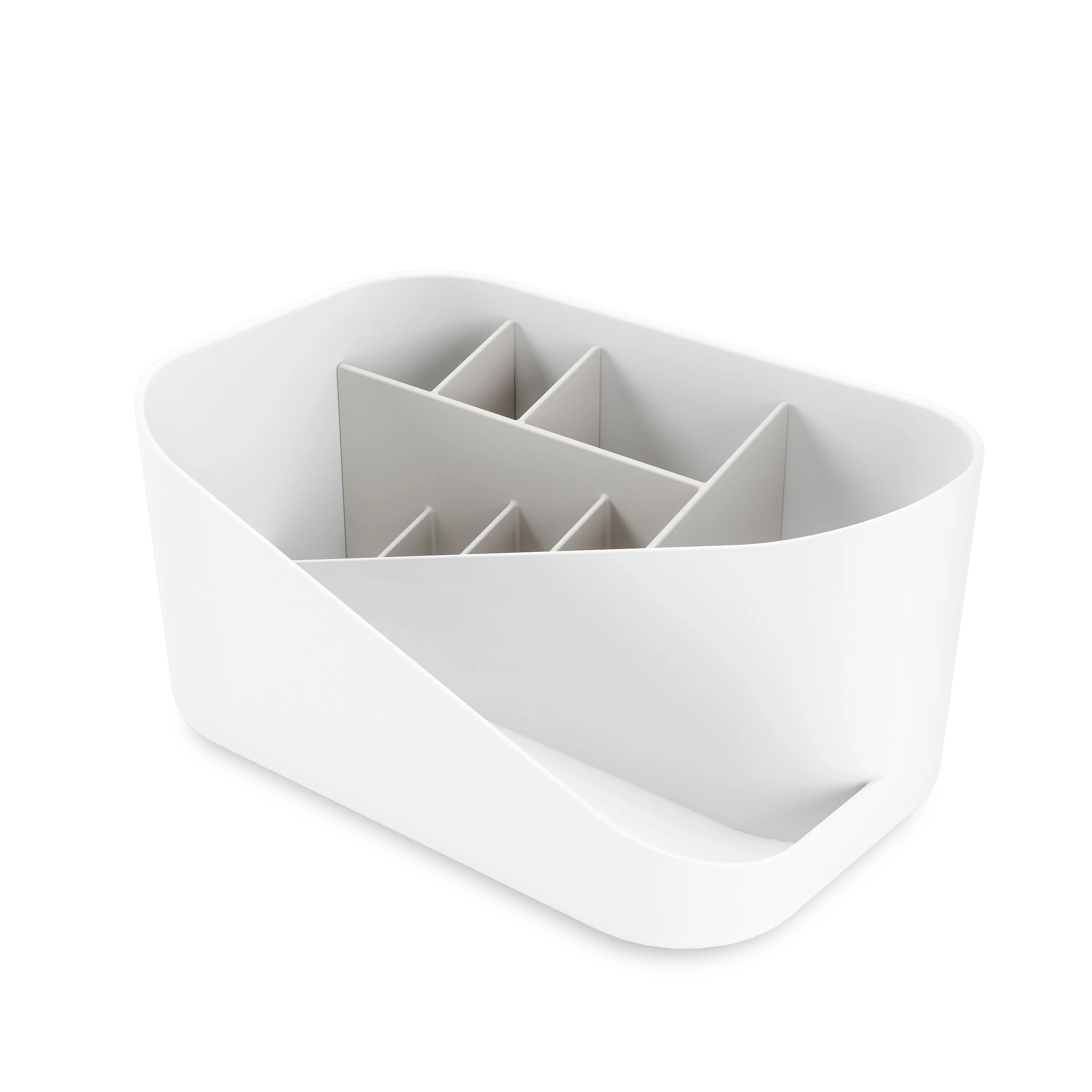 Glam Cosmetic Organiser - White/Grey
