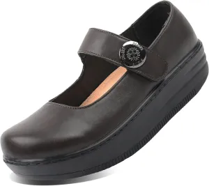 Glolily Women's Comfort Clogs- Professional Lightweight Slip-Resistant Work Shoe with Extra Cushion and Removeable Orthotic Arch Support Footbed for Women