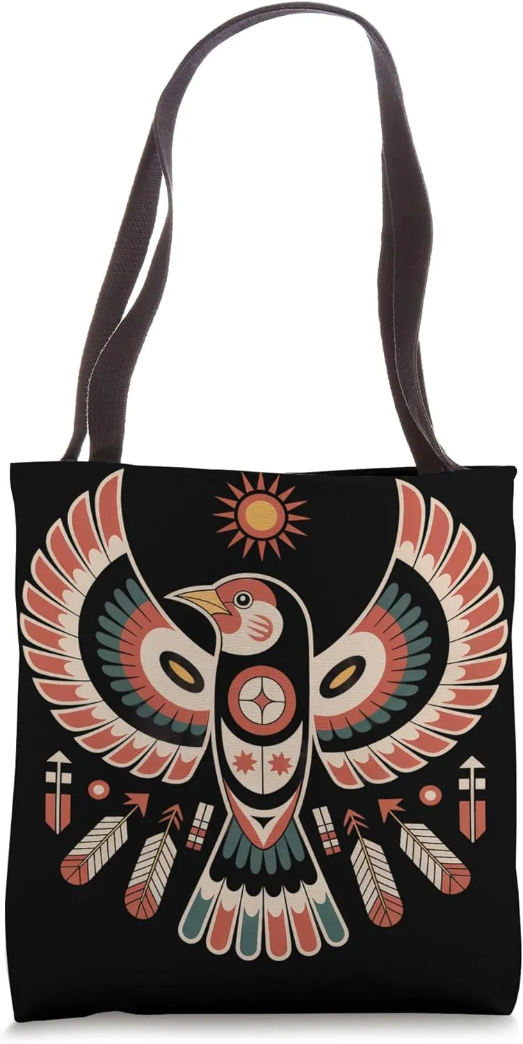 Goldfinch Indigenous Indian Tribal Art Native American Tote Bag