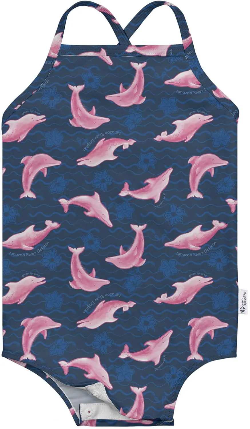 Green Sprouts Girls' Easy-Change Eco Swimsuit