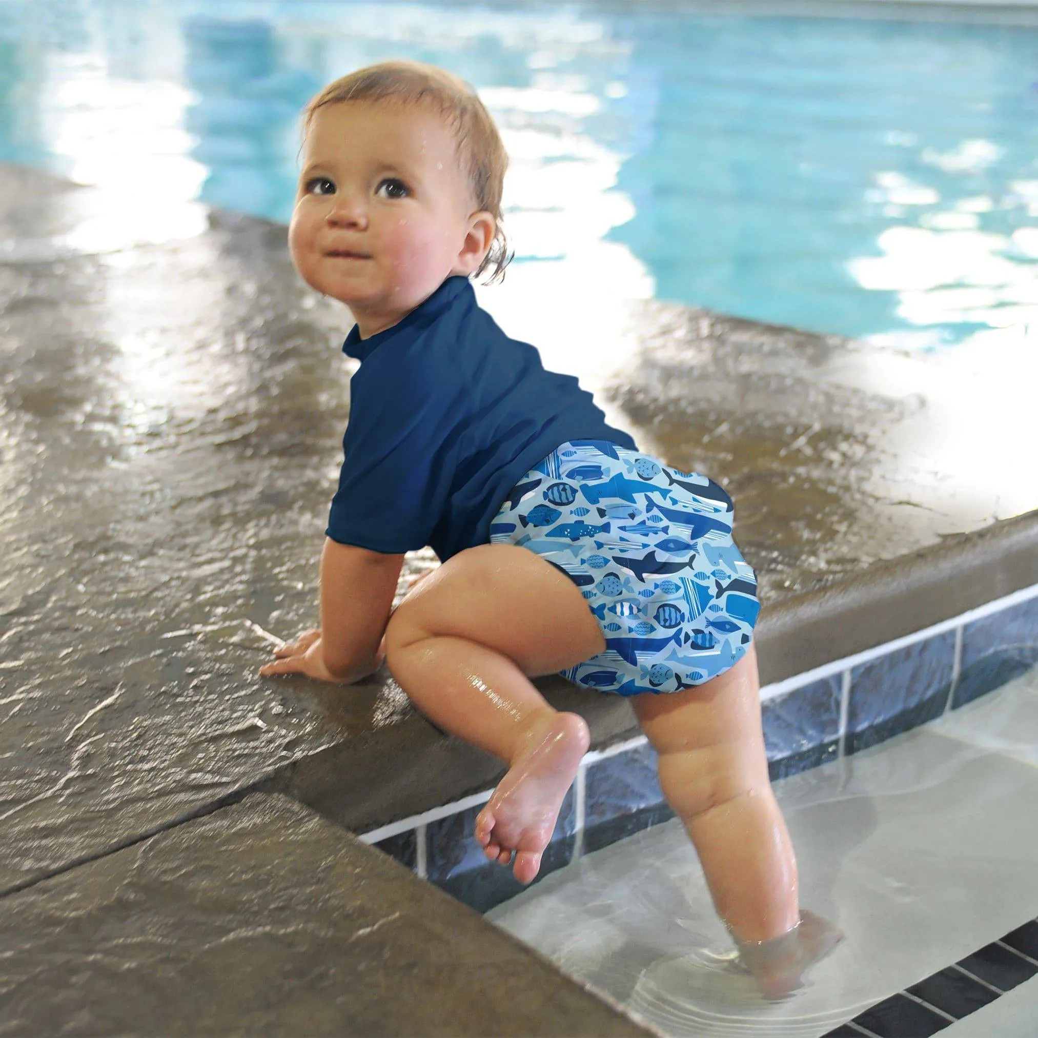Green Sprouts | Swim Diaper Snap Reusable Absorbent