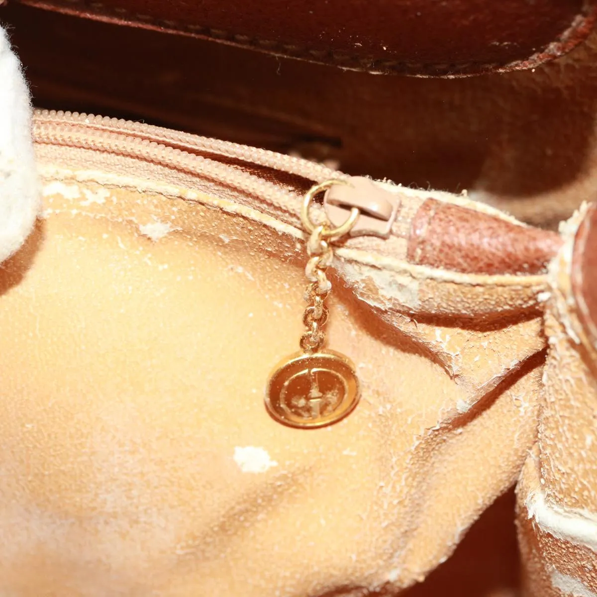GUCCI Bamboo Tote Bag Leather Brown ep4452