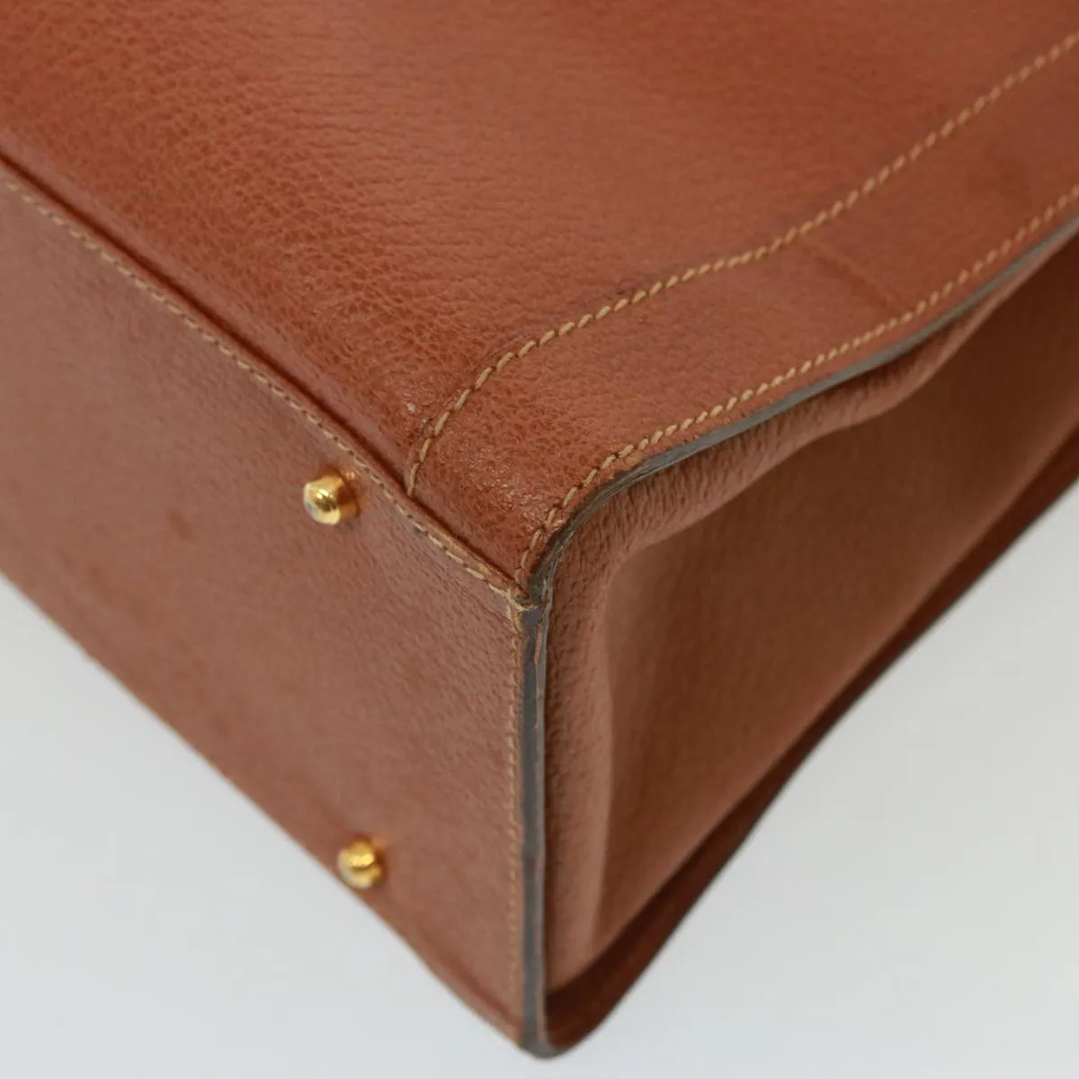 GUCCI Bamboo Tote Bag Leather Brown ep4452