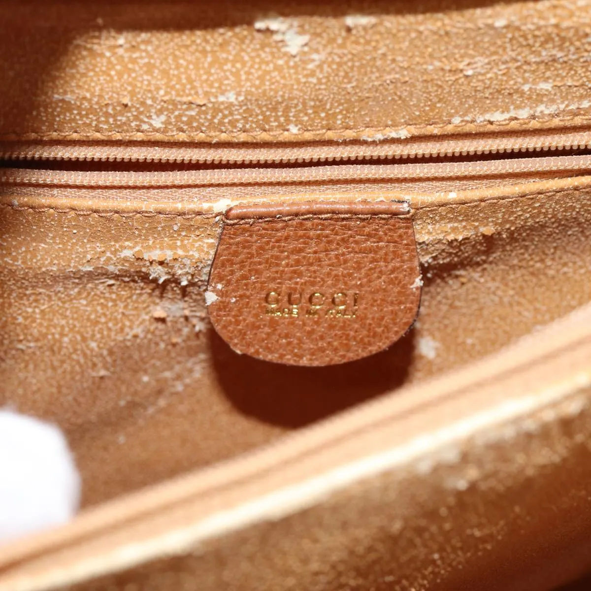 GUCCI Bamboo Tote Bag Leather Brown ep5152
