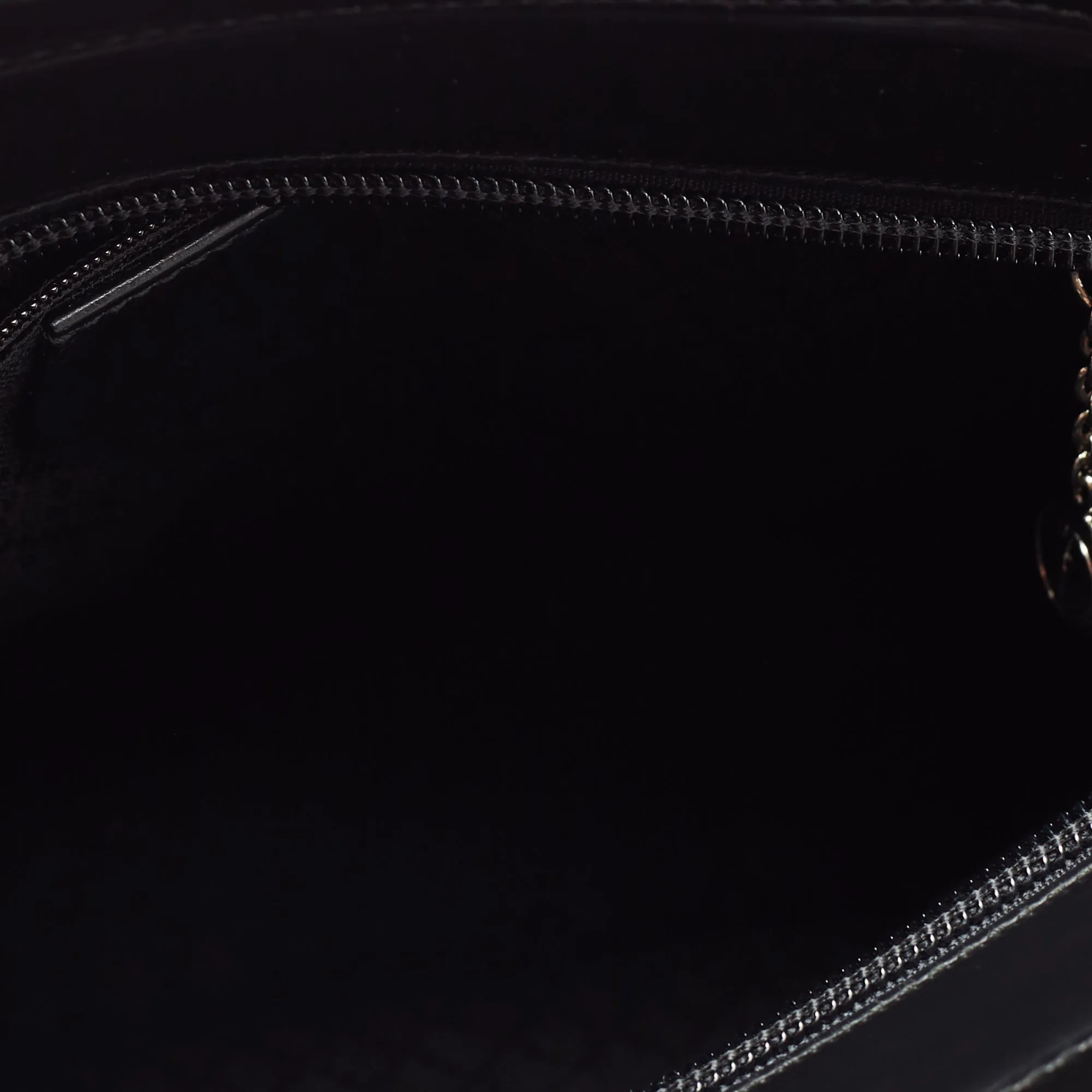Gucci Black Nylon and Patent Leather Bamboo Tote