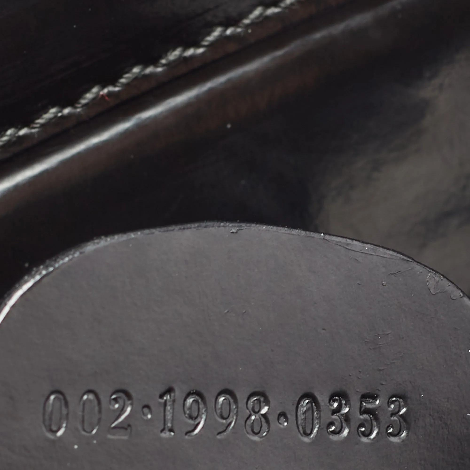 Gucci Black Nylon and Patent Leather Bamboo Tote