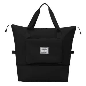 Handbag Ultimate savings Travel Color) Women Capacity Patchwork Functional design Bag Fashion Casual Large Foldable Shoulder Tote Bag (Random