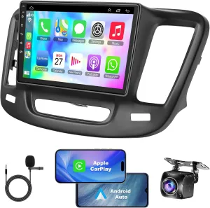 HD Touchscreen Car Radio for Chrysler 200C 2015 2016 2017 2018 2019, Android 13 System, 4GB RAM   64GB ROM, Chrysler 200C Radio Support Wireless CarPlay & Android Auto, GPS Navigation & Bluotooth