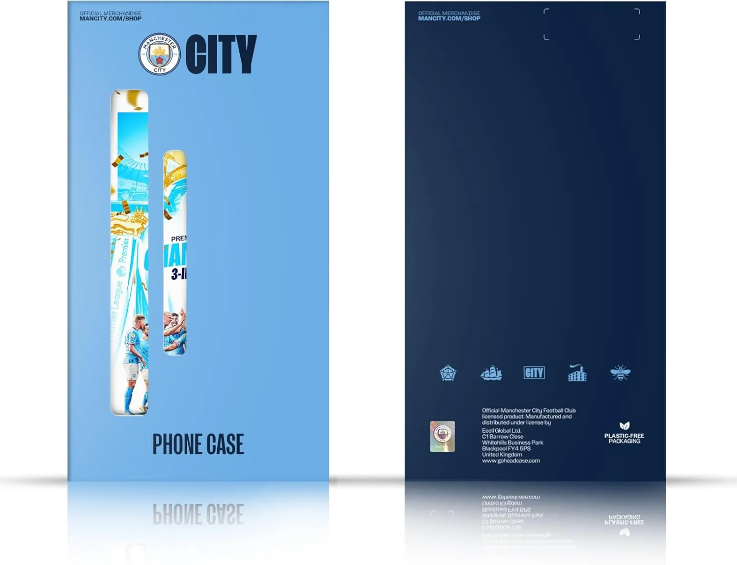 Head Case Designs Officially Licensed Manchester City Man City FC Kyle Walker 2020/21 Players Home Kit Group 2 Gel Case [Military Grade Protection] Compatible with Apple iPhone 15 Pro Max and MagSafe