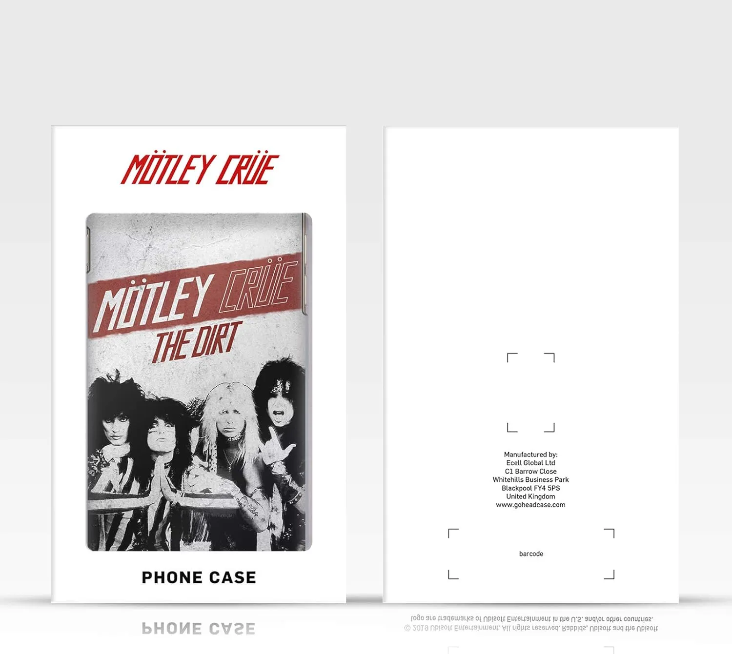 Head Case Designs Officially Licensed Motley Crue Dr. Feelgood Hollywood Tour Graphics Gel Case [Military Grade Protection] Compatible with Samsung Galaxy S23  5G and Compatible with MagSafe