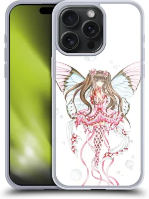 Head Case Designs Officially Licensed Nene Thomas Champagne Anime Pink Fairies Gel Case [Military Grade Protection] Compatible with Apple iPhone 15 Pro Max