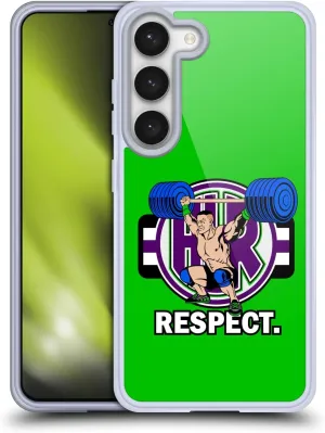 Head Case Designs Officially Licensed WWE John Cenation Respect 2017/18 Superstars 4 Gel Case [Military Grade Protection] Compatible with Samsung Galaxy S23 5G and Compatible with MagSafe