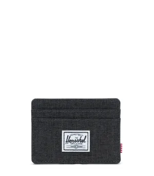 Herschel Charlie Rfid Black Crosshatch Wallet