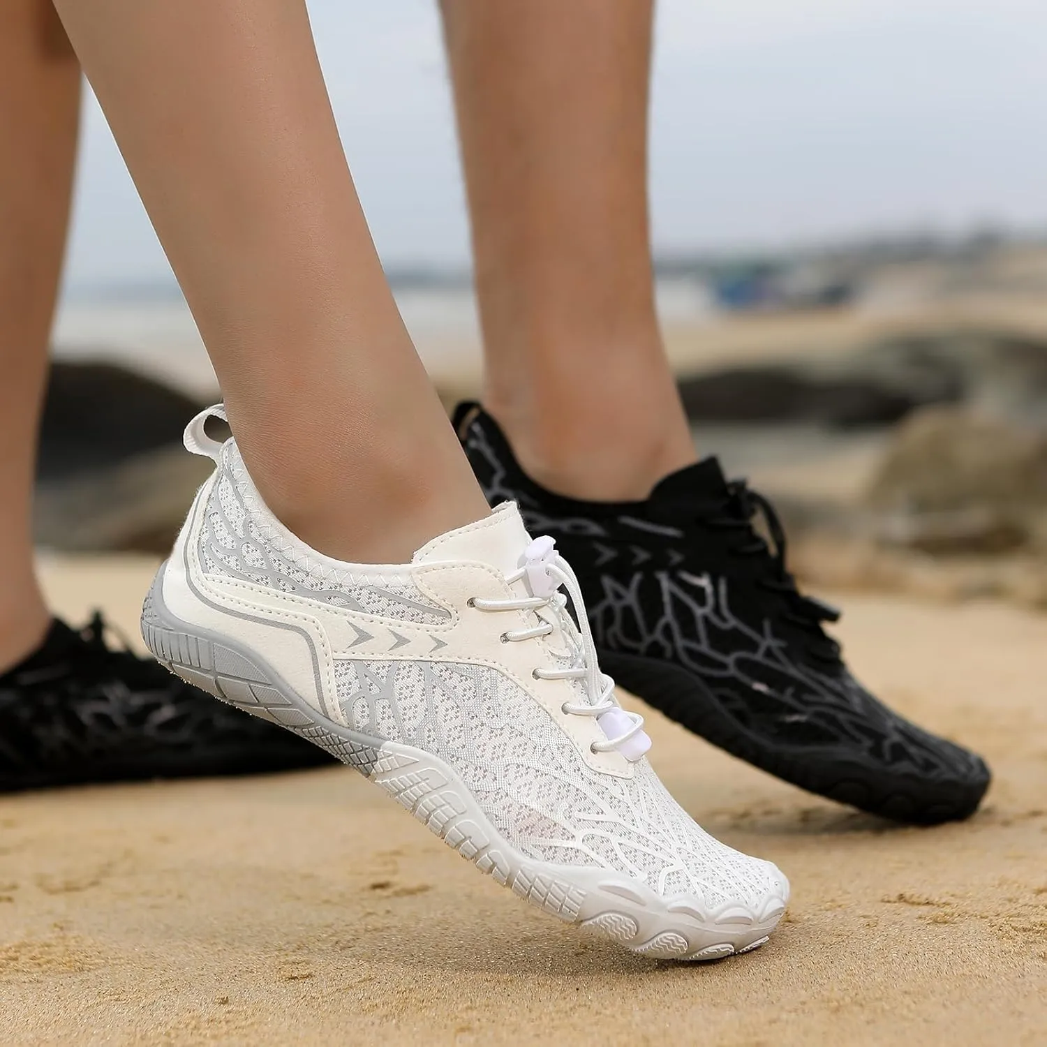 Hike Barefoot Footwear Women Men Pro Barefoot Shoes with Wide Toe Box Healthy & Non-Slip Hiking Shoes Unisex Women Water Shoe Men Outdoor Athletic Lightweight Breathable Comfy Athletic Footwear