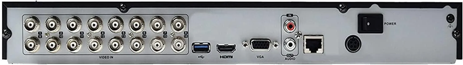 HIKVISI0N iDS-7216HQHI-M2/S 2TB Hard Drive Included, 16 Channel 2MP 1080P Turbo HD DVR, 4K HDMI Output, Compatible with Hikvison 4MP or Lower Resolution Coax TVI Cameras, Hik-Connect App