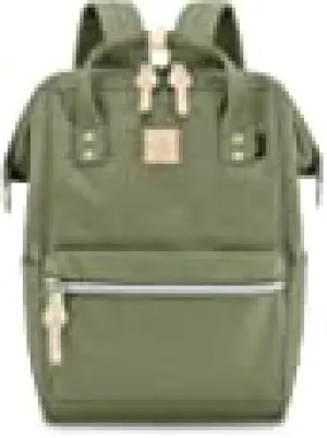 Himawari Travel Backpack Large Diaper Bag School multi-function Backpack for Women&Men | 17.7"x7.9"x11.8" (Olive green&plus）