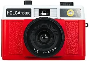 Holga 135BC Red and White 35mm Camera