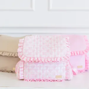 HOLLIS RUFFLED NYLON DIAPERBAG BACKPACK (monogram available)