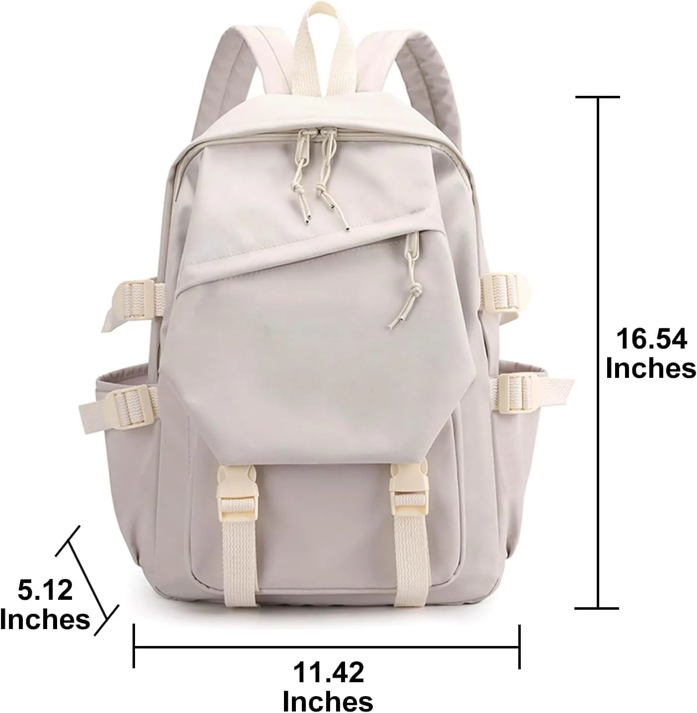 Honkai Star Rail Backpack Women Men Unisex Robin Rucksack Aventurine Firefly Bag HSR Kawaii Backpack (White-Argenti)