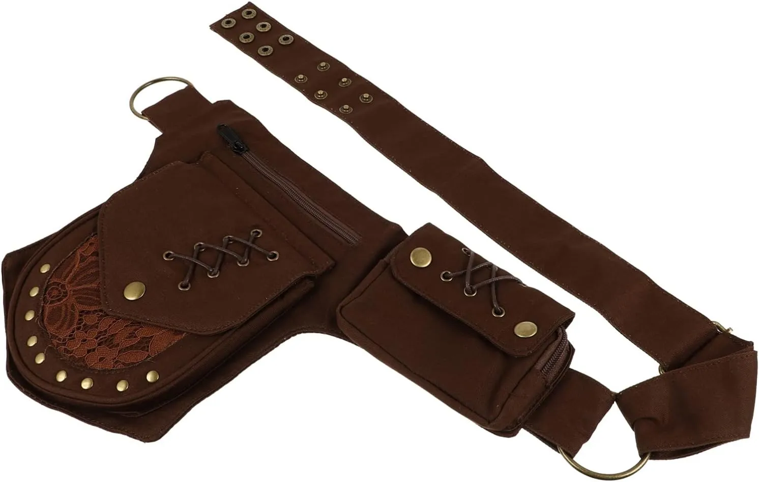 Housoutil Pack fanny pack duty belt accessories outdoor hip bag waist pouch purse small belt bags hiking belt bag men’s wallet Multi-Pocket Waist Bag Multiple pockets chest bag cotton Work