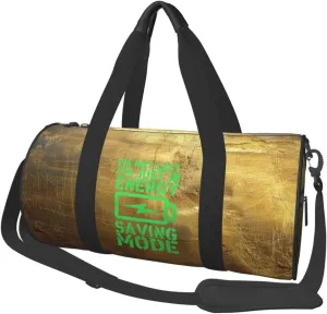 I'M Not Lazy; I'M Just In Energy Saving Mode Duffel Bag Gym Bag Travel Sports Tote Large Foldable Beach Swim Yoga6