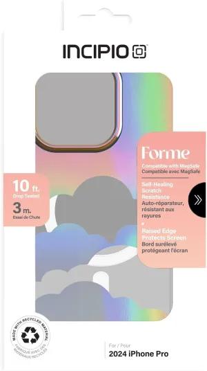 Incipio Forme Protective Case with MagSafe Compatible for iPhone 16 Series (Cloudy, Pro)